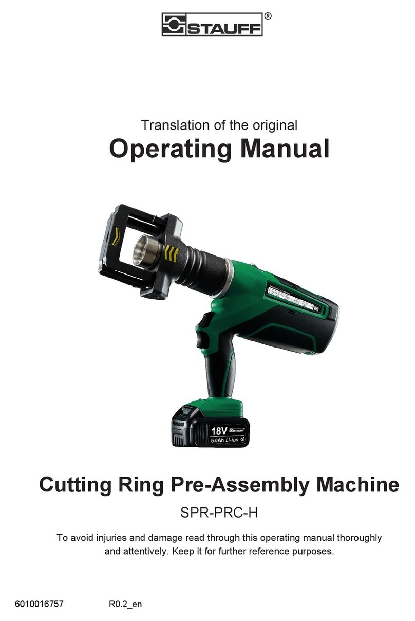 STAUFF SPR-PRC-H operating manual