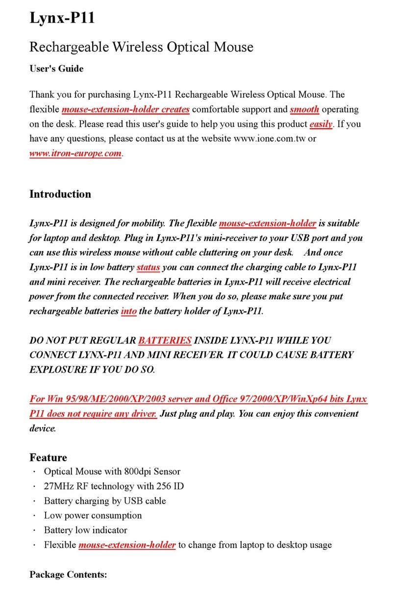 Lynx P11 user guide