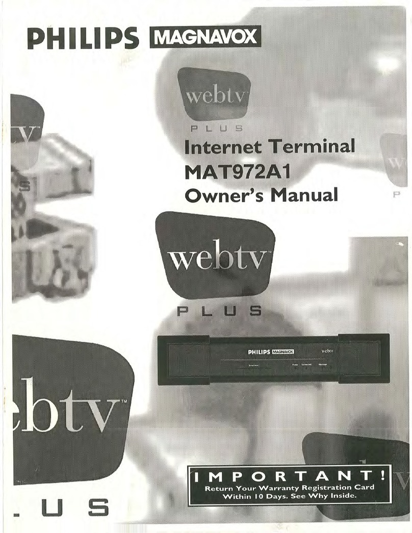 Philips/Magnavox MAT972A1 owner's manual