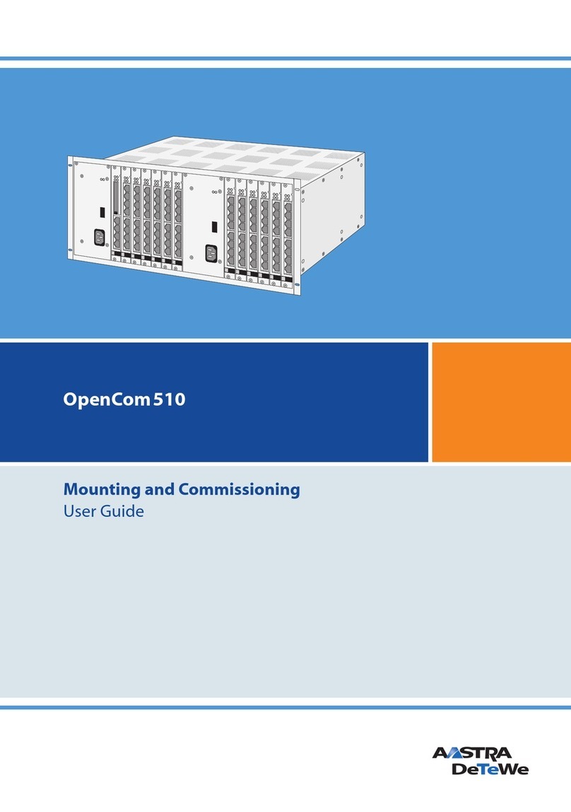 Aastra OpenCom 510 user guide