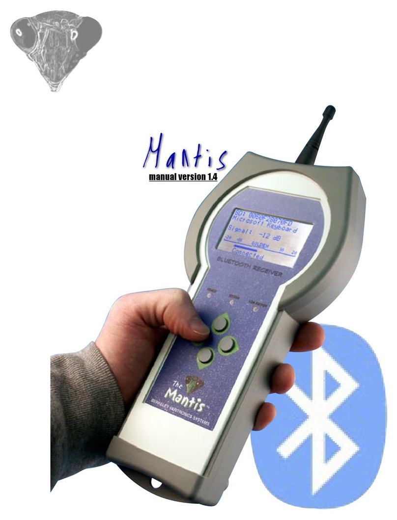 Berkeley Varitronics Systems Mantis User manual