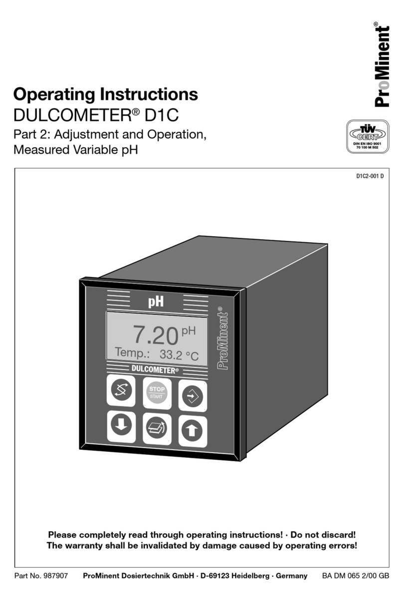 ProMinent DULCOMETER D1C User manual