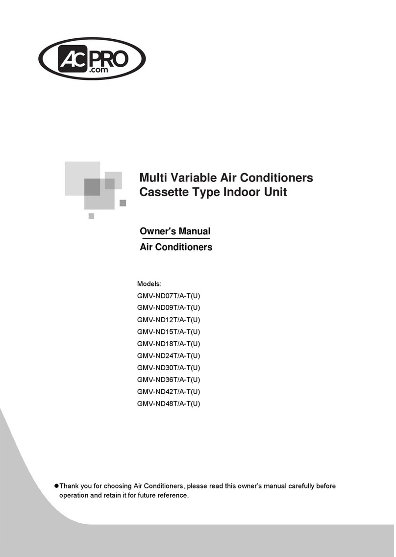 Gree GMV-ND07T/A-T(U) User manual