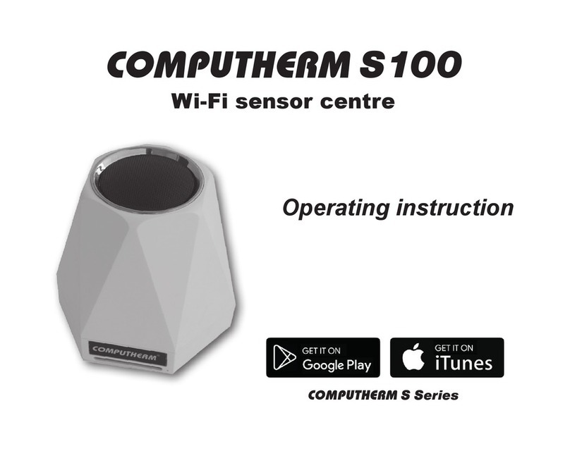 Computherm S100 Operating	 instruction