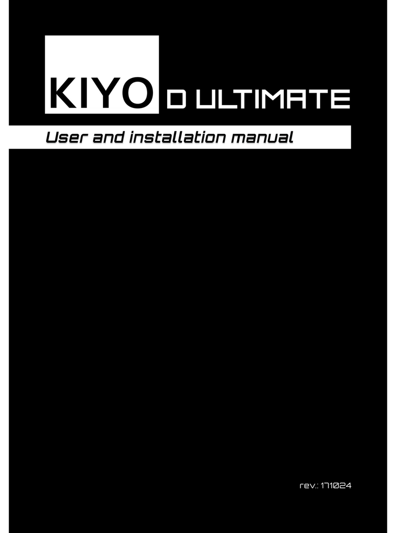 Kiyo D ULTIMATE User and installation manual