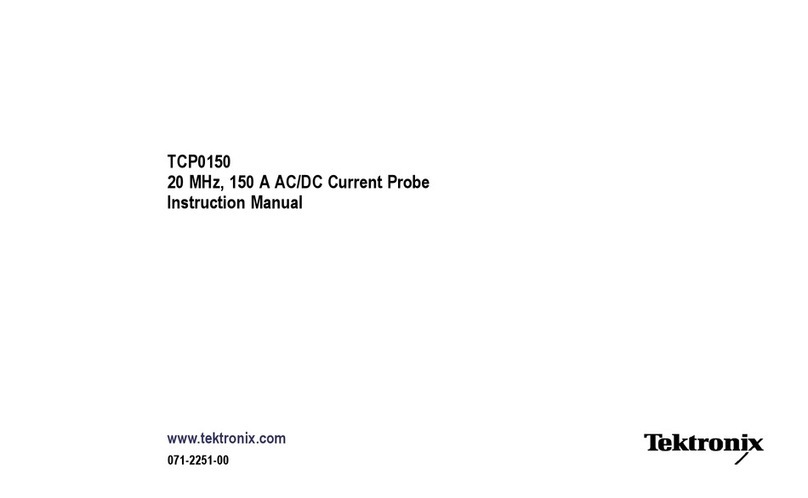 Tektronix TCP0150 User manual