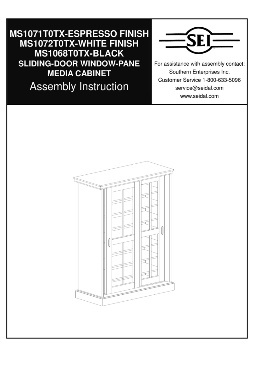 Southern Enterprises MS1071T0TX Assembly instruction
