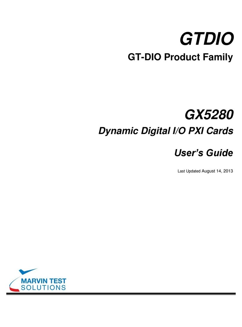 Marvin Test Solutions GX5280 user manual