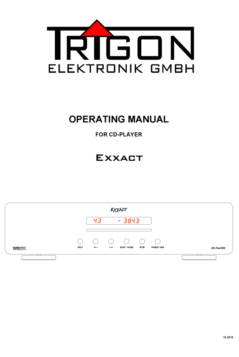 Trigon Elektronik EXXACT operating manual