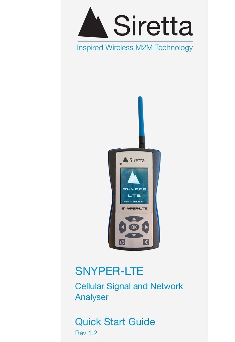 SIRETTA SNYPER-LTE quick start guide