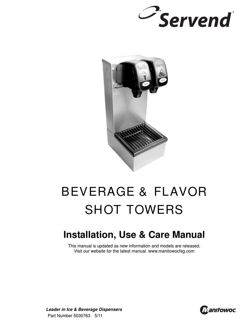 Servend 2P FS Installation, use & care manual