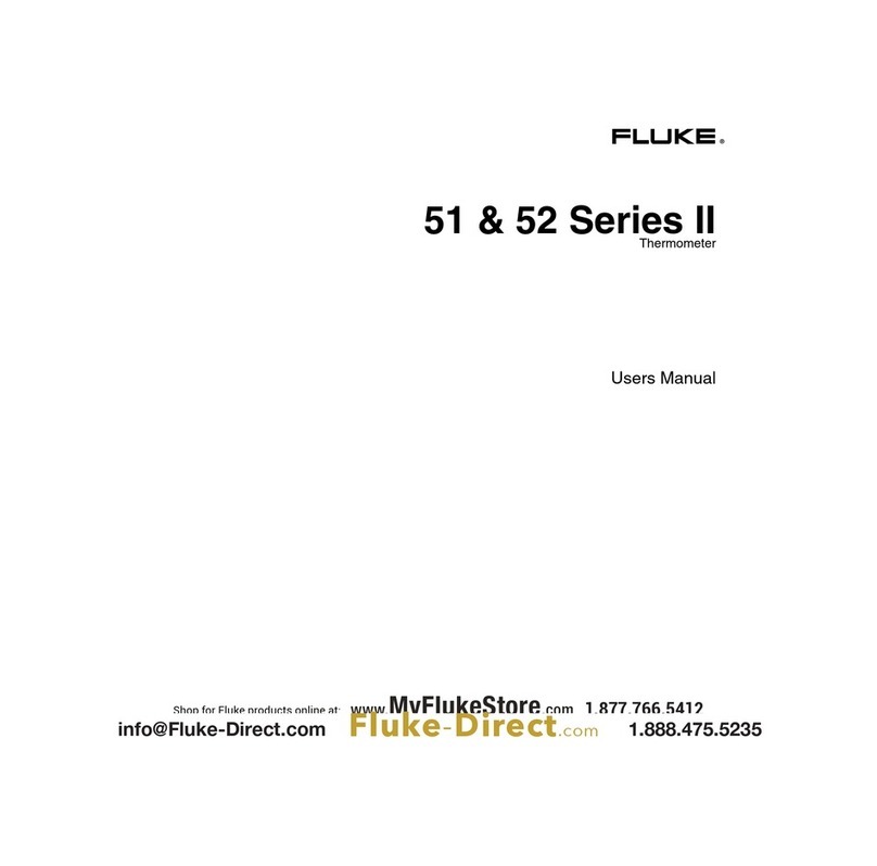 Fluke 51 User manual