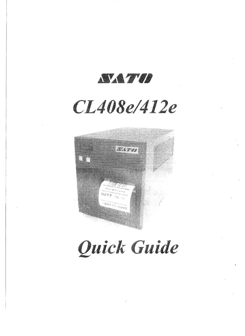 SATO CL408e User manual