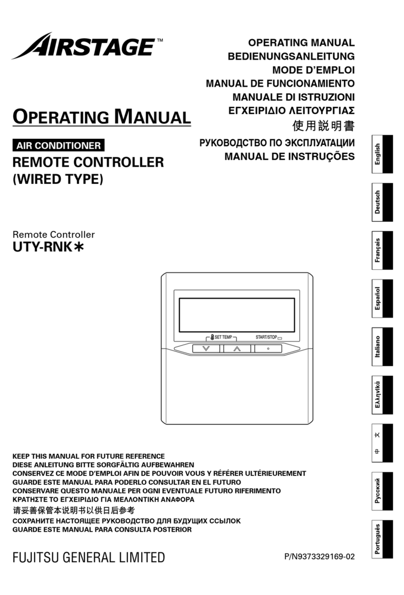 AirStage UTY-RNK Series User manual