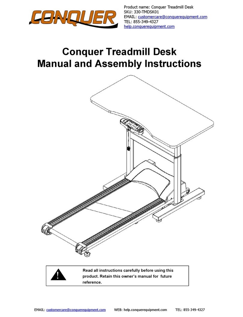 Conquer 330-TMDSK01 Manual and assembly instructions