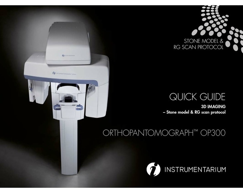 Instrumentarium ORTHOPANTOMOGRAPH OP300 quick guide
