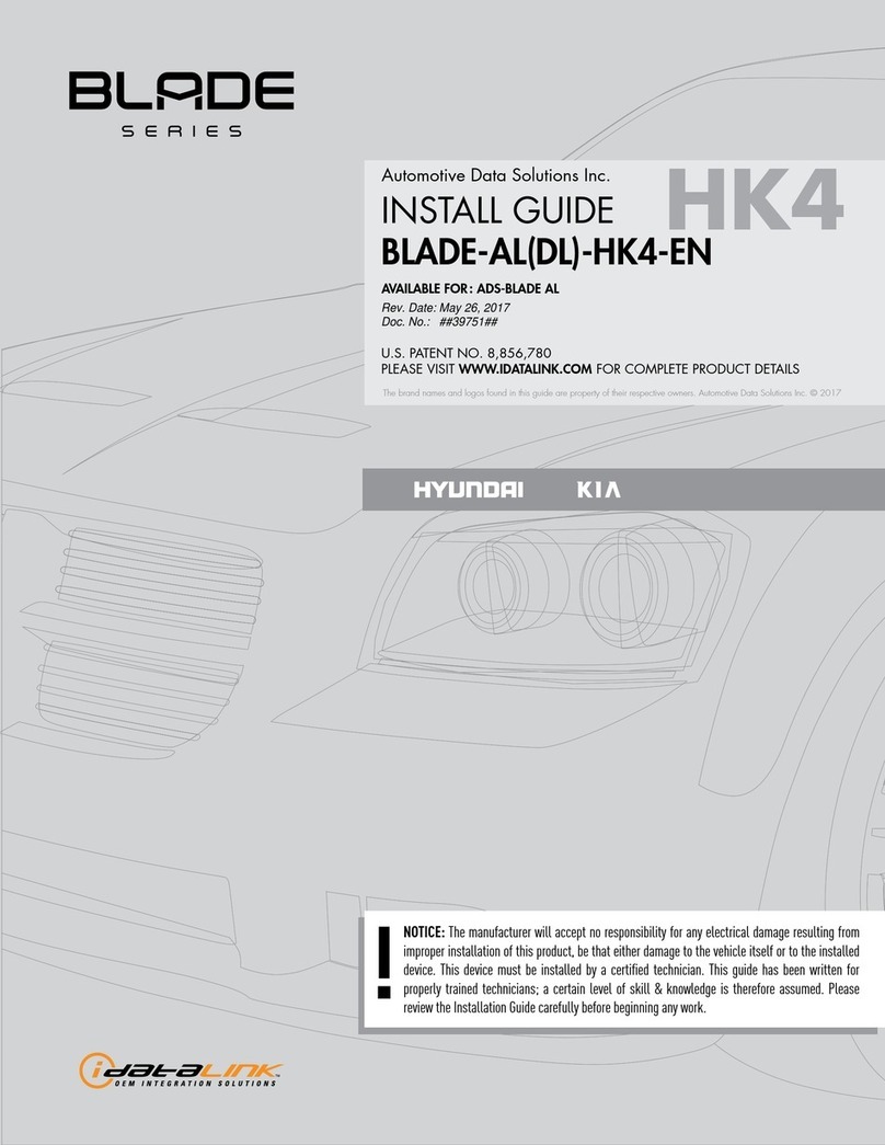 iDataLink BLADE-AL-HK4-EN install guide