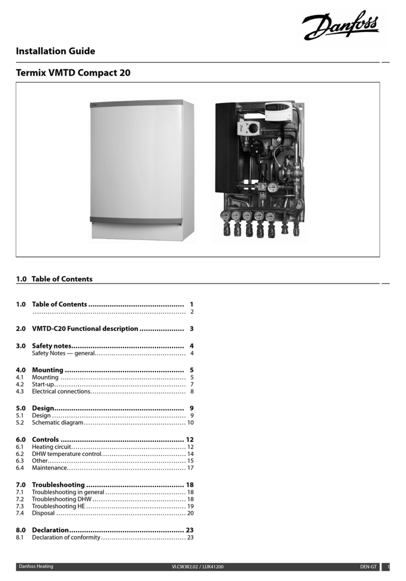 Danfoss Termix VMTD Compact 20 installation guide Danfoss Termix VMTD Compact 20 installation guide
