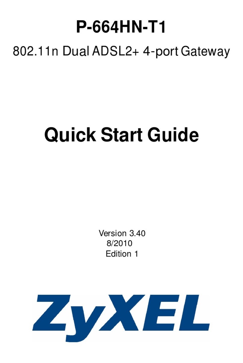 ZyXEL Communications P-664HN-T1 User manual