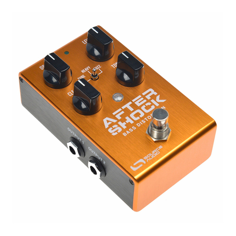 Source Audio Aftershock Bass Distortion User manual