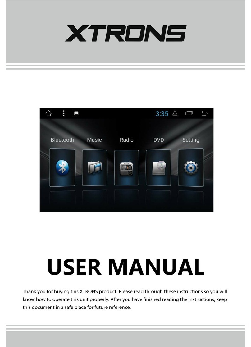 Xtrons PD series user manual
