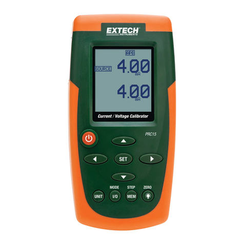 Extech Instruments PRC15 User manual Extech Instruments PRC15 User manual