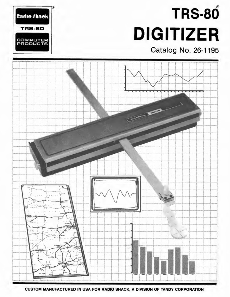 Radio Shack TRS-80 User manual Radio Shack TRS-80 User manual