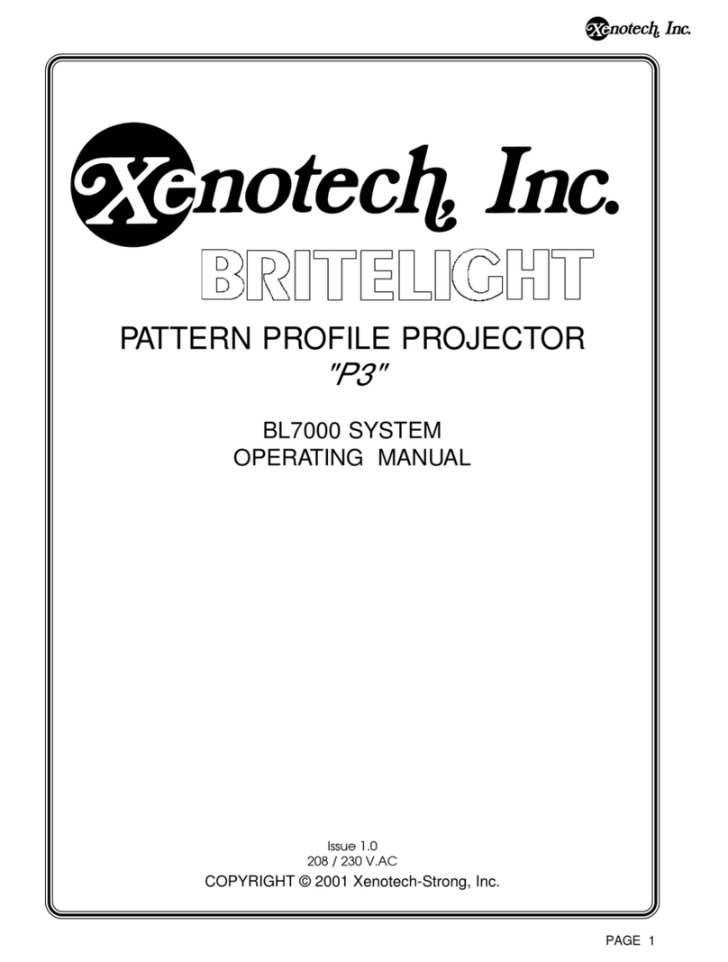 Xenotech BRITELIGHT 7000 operating manual