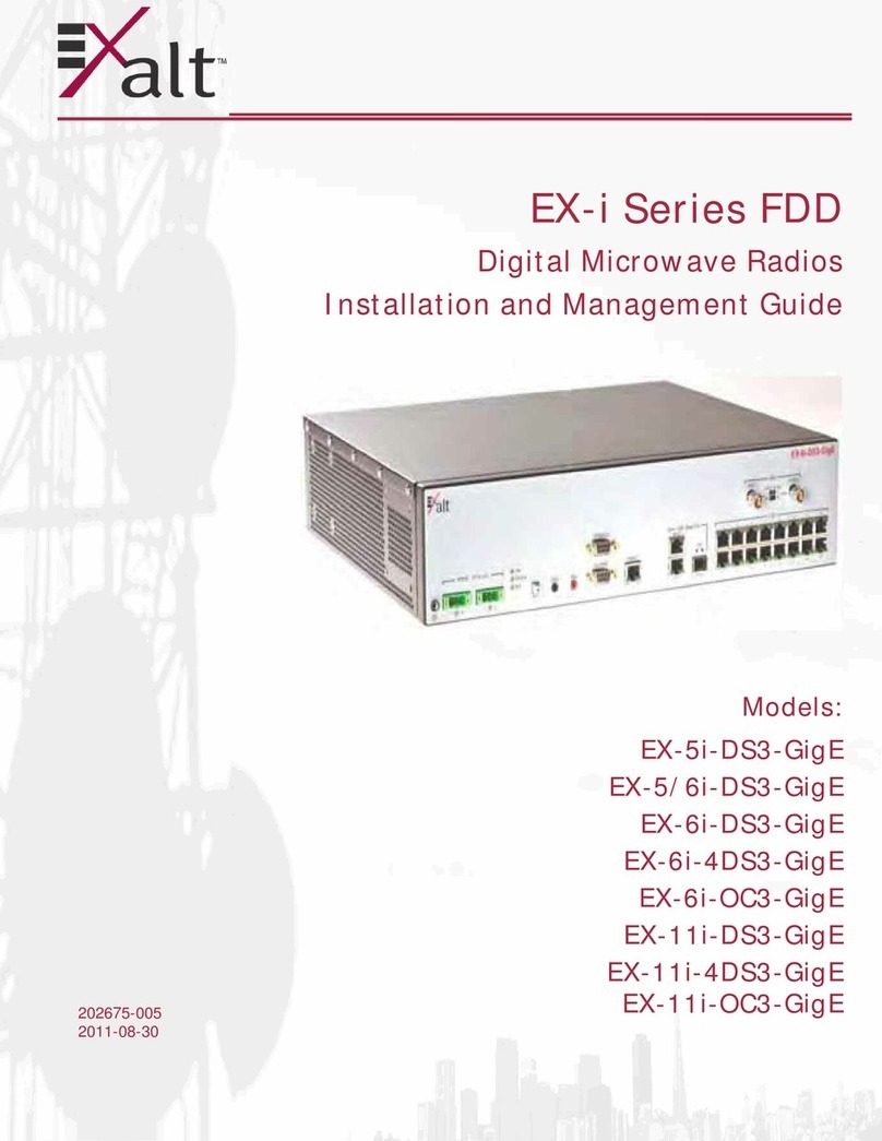 Exalt EX-5i-DS3-GigE Programming manual Exalt EX-5i-DS3-GigE Programming manual