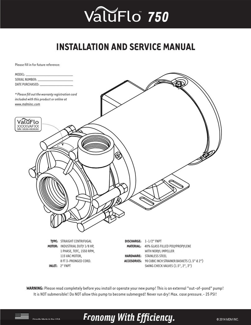 MDM ValuFlo 750 Manual