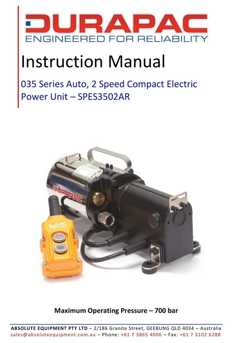 Durapac SPES3502AR instruction manual