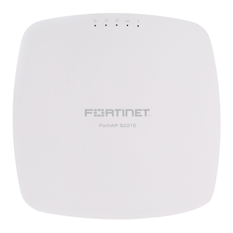 Fortinet FortiAP S221E User manual