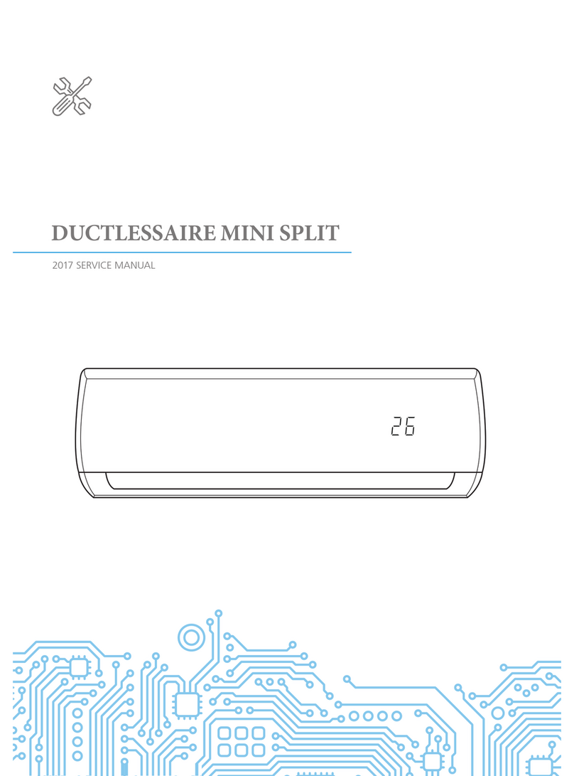 DuctlessAire DA1221-H2-I User manual