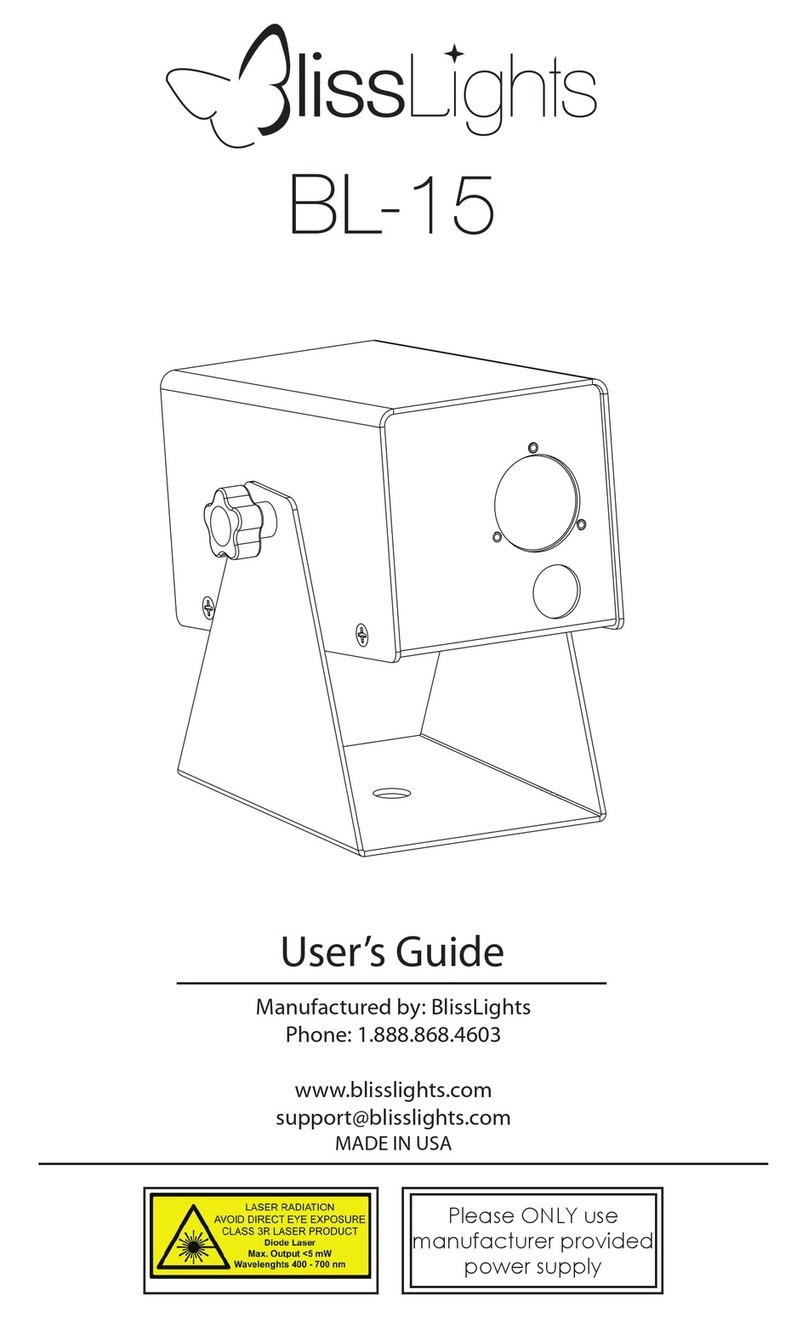 BlissLights BL-15 User manual