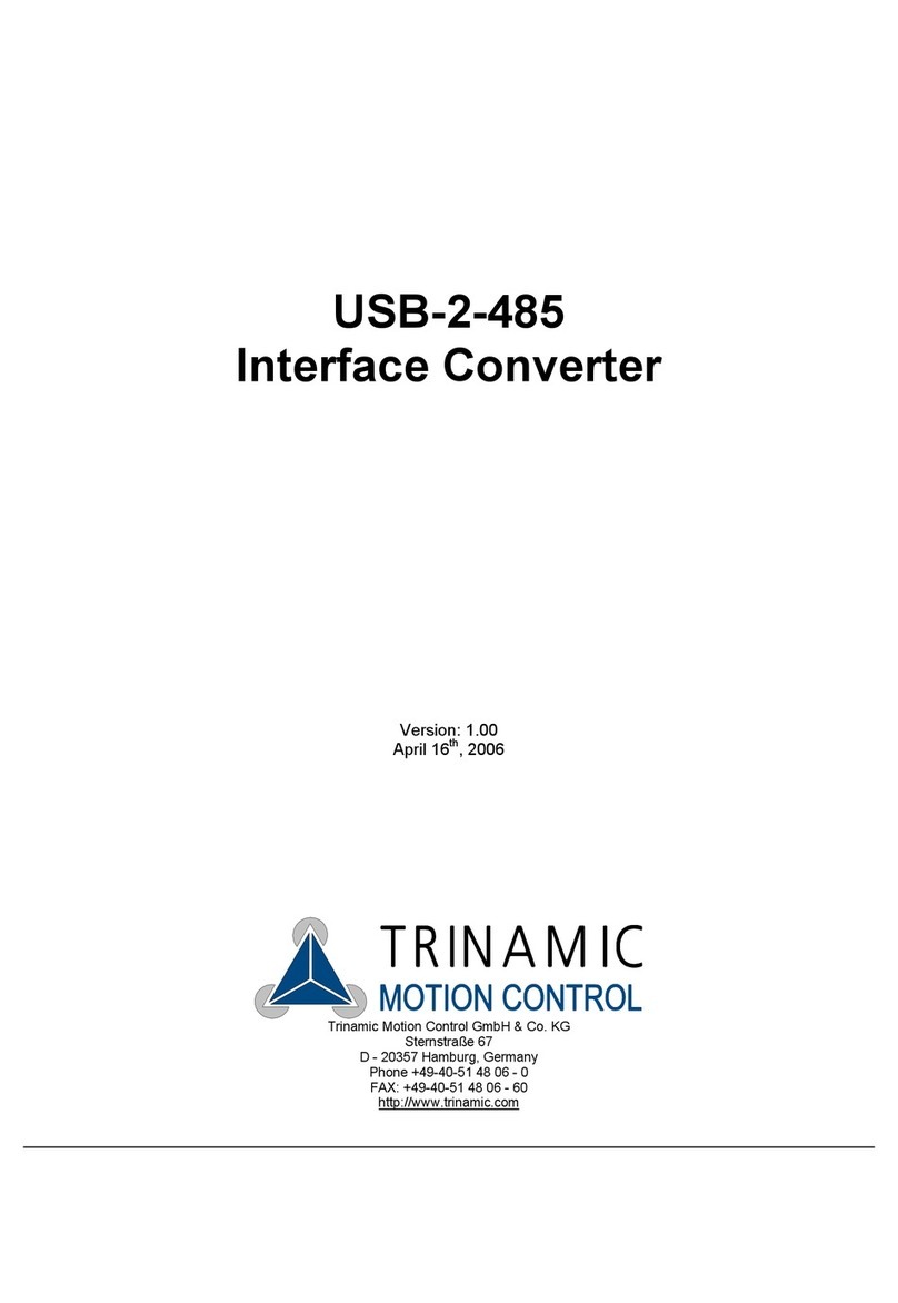 Trinamic USB-2-485 manual