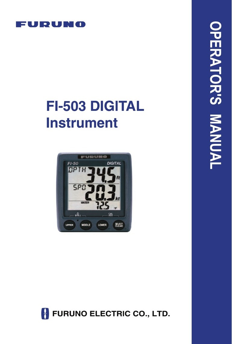 Furuno FI-503 User manual Furuno FI-503 User manual