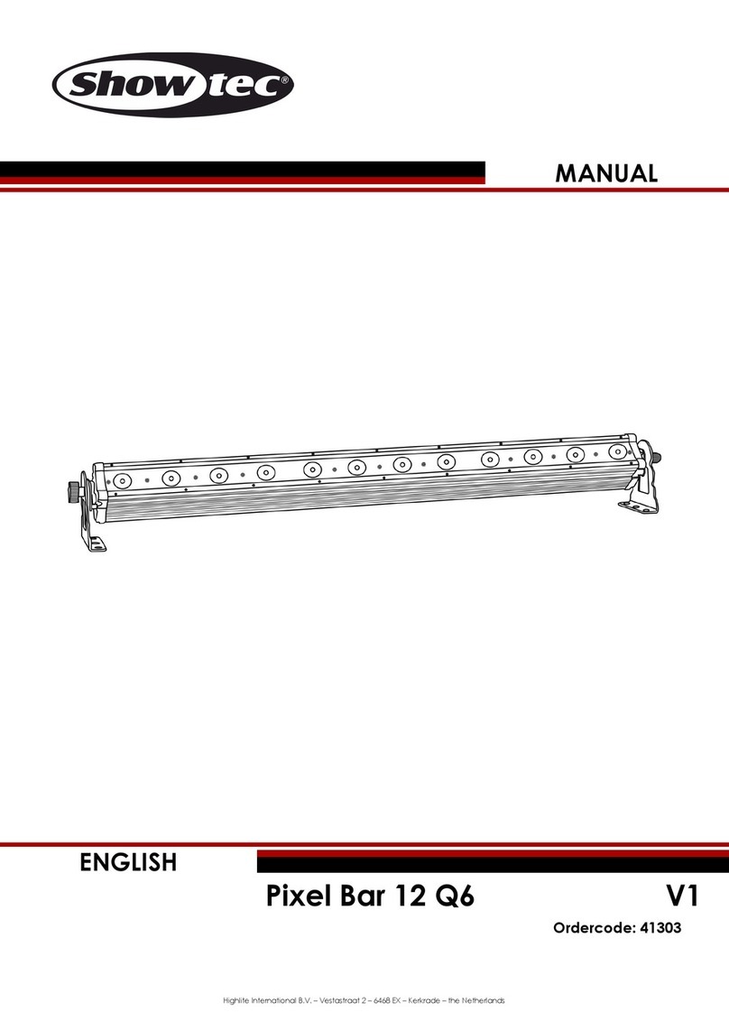Show Tec Pixel Bar 12 Q6 User manual
