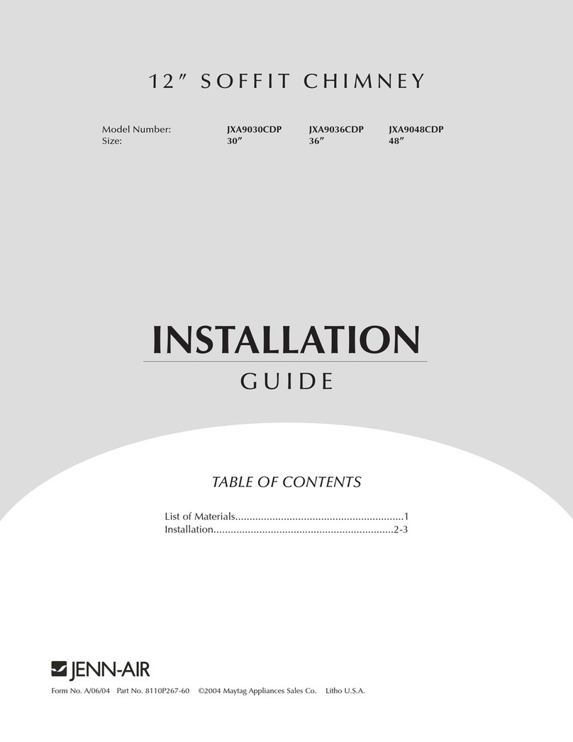 Jenn-Air JXA9030CDP User manual