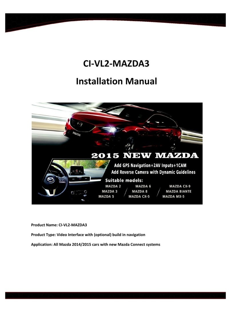 Mazda CI-VL2-MAZDA3 User manual