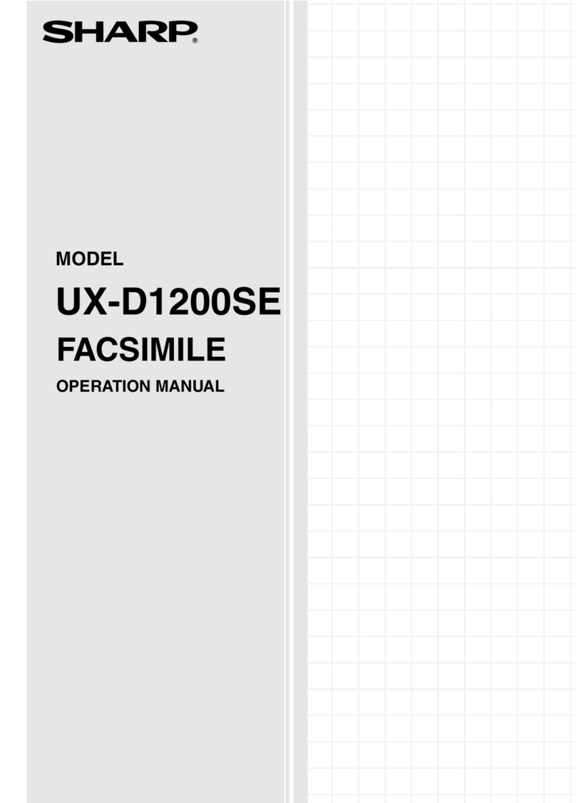 Sharp UX-D1200SE User manual