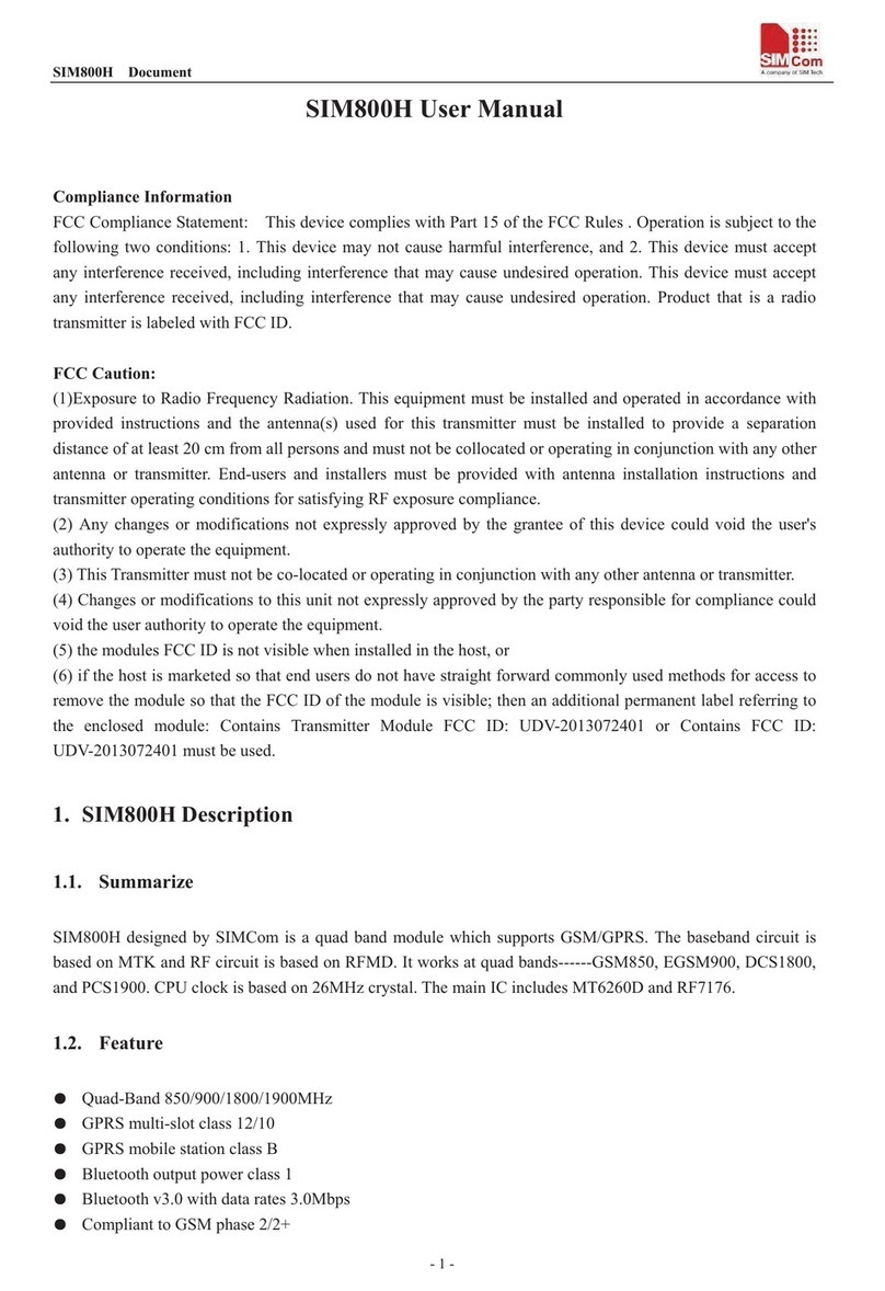 SimCom SIM800H User manual