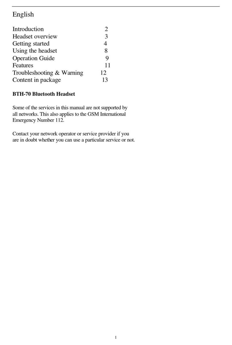 Shenzhen Bluebird Hi-Tech Co. BTH-70 user manual