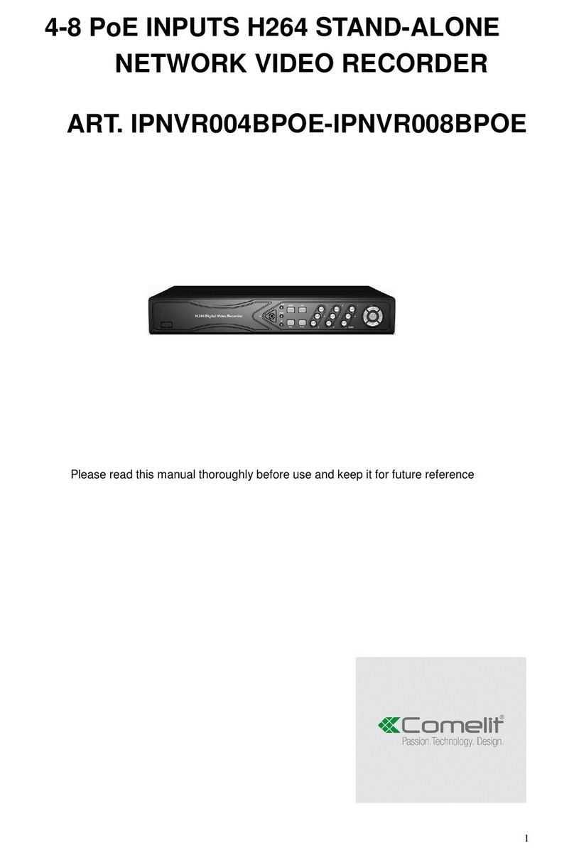Comelit IPNVR004BPOE manual