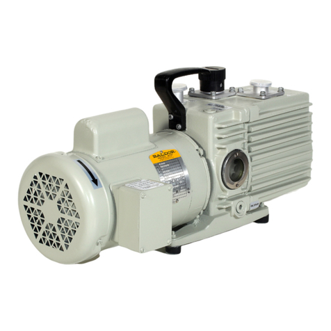 LEYBOLD Trivac D8A User manual