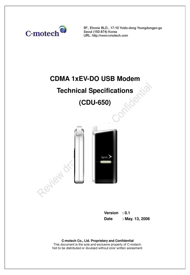 CMOTech CDU-650 User manual
