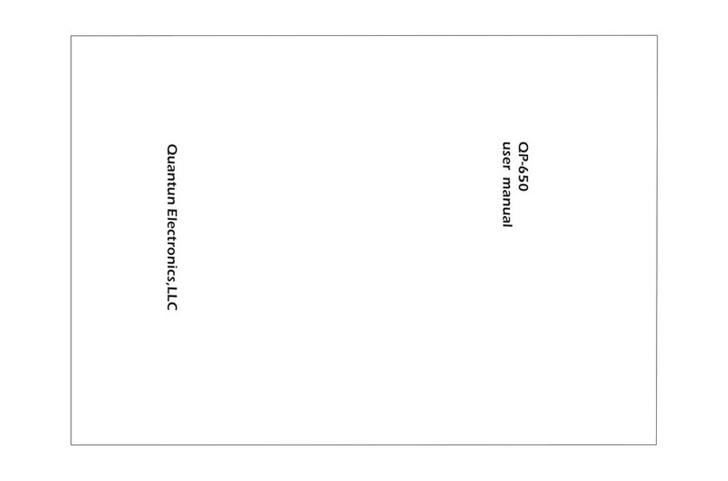Quantum QP-650 User manual