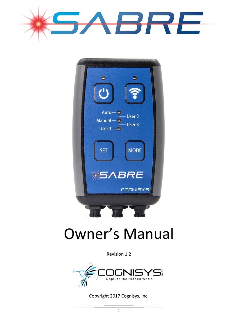 Cognisys Sabre User manual