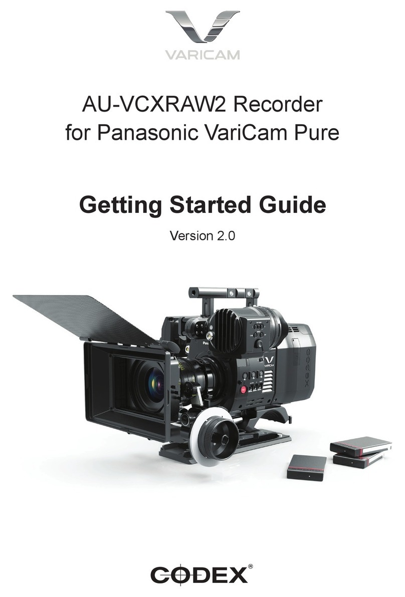 Codex AU-VCXRAW2 Getting started guide