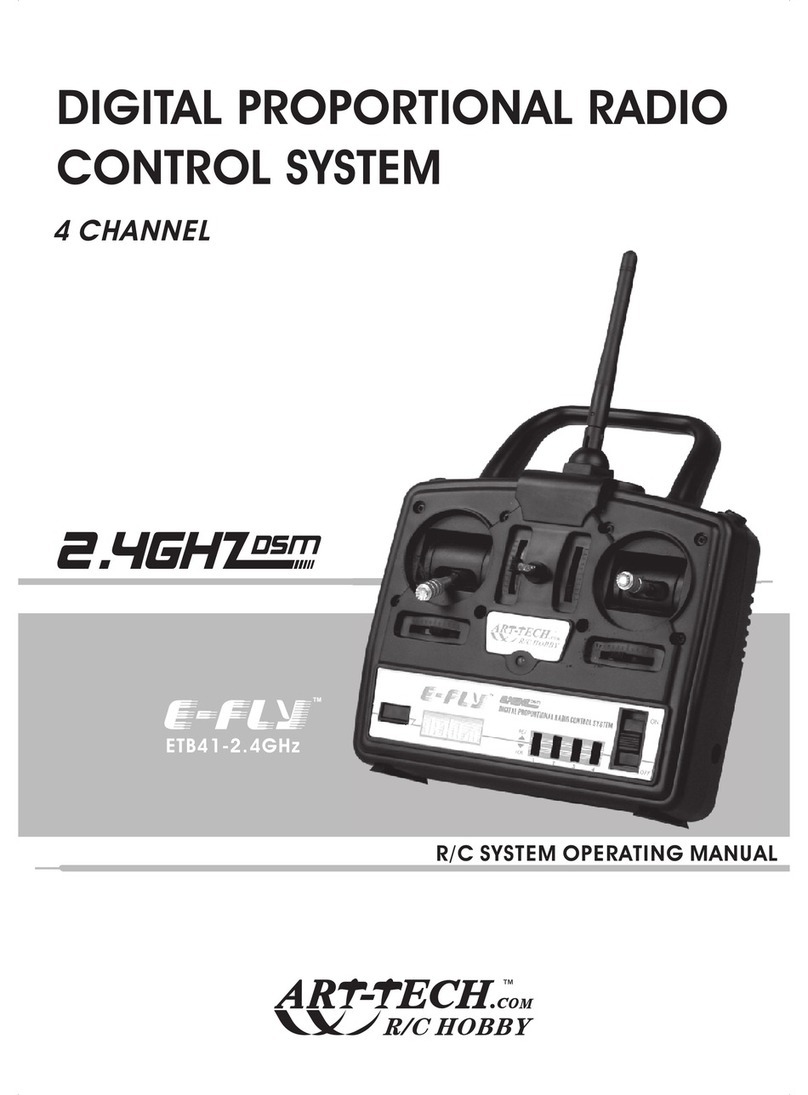 Art-Tech E-Fly ETB41-2.4GHz operating manual