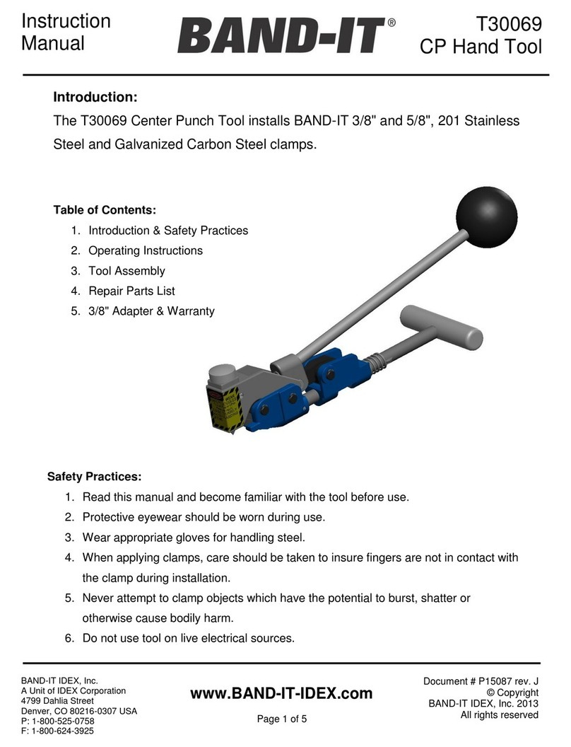 Band-it T30069 instruction manual